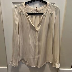 Aritzia babaton cream blouse XXS